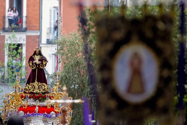 Madrid Espanha Março 2019 Jesus Pobre Procissões Religiosas Tradição Cristã — Fotografia de Stock