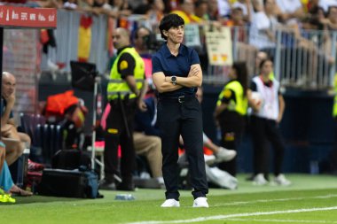 Malaga, İspanya - 24 Ekim 2025: İspanya Milli Takımı ile İsveç milli takımı arasında oynanan UEFA Uluslar Ligi maçı. Kadın milli futbol takımı. Kadın futbolu.