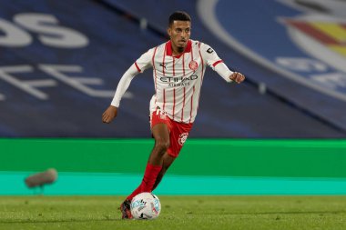 Madrid, İspanya - 31 Ekim 2025: Getafe FC ile Girona FC arasındaki lig maçı Madrid 'de oynandı. Maç sırasında Girona oyuncuları. EA Spor Ligi.