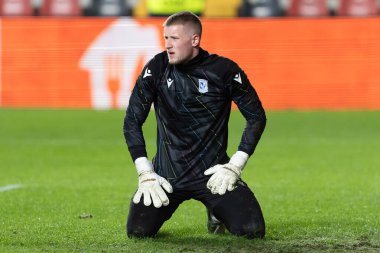 Madrid, İspanya - 6 Kasım 2025: UEFA Konferans Ligi maçı Madrid 'de Rayo Vallecano ve Lich Poznan arasında oynandı. Maç sırasında Lich oyuncuları. Konferans Birliği.