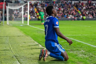 Madrid, İspanya - 9 Kasım 2025: Rayo Vallecano ile Real Madrid arasındaki lig maçı Vallecas 'ta oynandı. Maç sırasında Real Madrid oyuncuları. EA Spor Ligi. Profesyonel futbol..