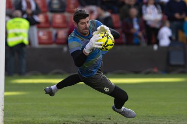 Madrid, İspanya - 9 Kasım 2025: Rayo Vallecano ile Real Madrid arasındaki lig maçı Vallecas 'ta oynandı. Maç sırasında Real Madrid oyuncuları. EA Spor Ligi. Profesyonel futbol..