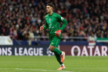 Madrid, İspanya - 26 Kasım 2025: Atletico Madrid ile Inter Milan arasında oynanan Şampiyonlar Ligi maçı. Jimenez, Atletico 'nun Metropolitano' daki zaferinin anahtarıydı..