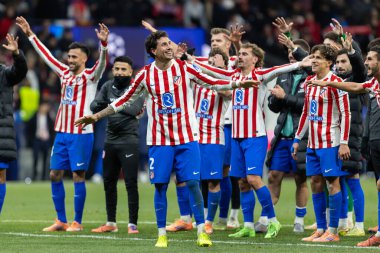 Madrid, İspanya - 26 Kasım 2025: Atletico Madrid ile Inter Milan arasında oynanan Şampiyonlar Ligi maçı. Jimenez, Atletico 'nun Metropolitano' daki zaferinin anahtarıydı..