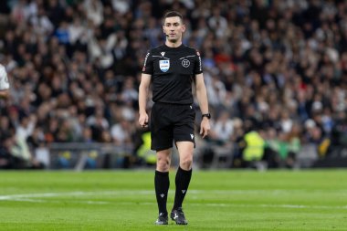 Madrid, İspanya - 20 Aralık 2025: Real Madrid ile Sevilla FC arasındaki lig maçı Madrid 'de oynandı. Maç sırasında Sevilla FC oyuncuları. EA Spor Ligi 2025.