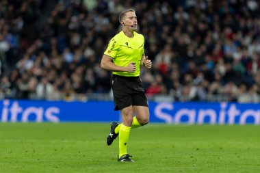 Madrid, İspanya - 17 Ocak 2026: Real Madrid ile Levante FC arasındaki lig maçı Santiago Bernabeu 'da oynandı. Alvaro Arbeloa yeni Real Madrid koçu..