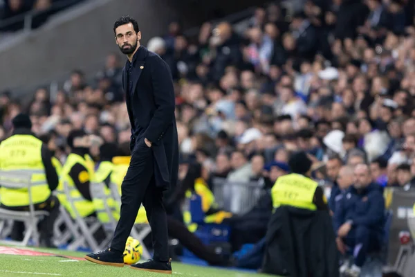 Madrid, İspanya - 17 Ocak 2026: Real Madrid ile Levante FC arasındaki lig maçı Santiago Bernabeu 'da oynandı. Alvaro Arbeloa yeni Real Madrid koçu..