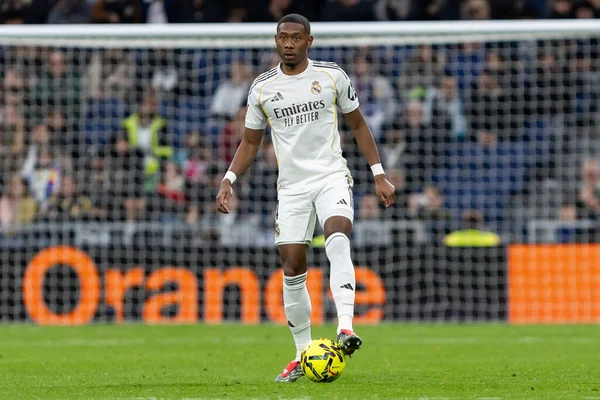 Madrid, İspanya - 17 Ocak 2026: Real Madrid ile Levante FC arasındaki lig maçı Santiago Bernabeu 'da oynandı. Maç sırasında Real Madrid oyuncuları.