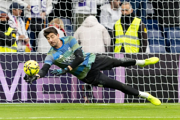 Madrid, İspanya - 17 Ocak 2026: Real Madrid ile Levante FC arasındaki lig maçı Santiago Bernabeu 'da oynandı. Maç sırasında Real Madrid oyuncuları.