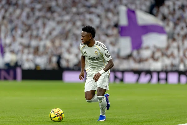 Madrid, İspanya - 17 Ocak 2026: Real Madrid ile Levante FC arasındaki lig maçı Santiago Bernabeu 'da oynandı. Maç sırasında Real Madrid oyuncuları.