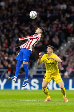 Madrid, İspanya - 28 Ocak 2026: Madrid 'de Atletico Madrid ile Pod / Glimt arasında oynanan Şampiyonlar Ligi maçı. Maç sırasında Pod / Glimt oyuncuları. Şampiyonlar Ligi 2026.