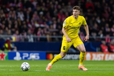 Madrid, İspanya - 28 Ocak 2026: Madrid 'de Atletico Madrid ile Pod / Glimt arasında oynanan Şampiyonlar Ligi maçı. Maç sırasında Pod / Glimt oyuncuları. Şampiyonlar Ligi 2026.