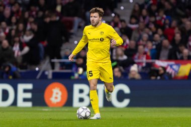 Madrid, İspanya - 28 Ocak 2026: Madrid 'de Atletico Madrid ile Pod / Glimt arasında oynanan Şampiyonlar Ligi maçı. Maç sırasında Pod / Glimt oyuncuları. Şampiyonlar Ligi 2026.