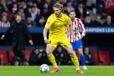 Madrid, İspanya - 28 Ocak 2026: Madrid 'de Atletico Madrid ile Pod / Glimt arasında oynanan Şampiyonlar Ligi maçı. Maç sırasında Pod / Glimt oyuncuları. Şampiyonlar Ligi 2026.