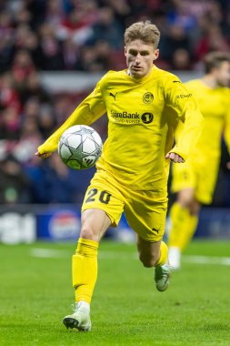 Madrid, İspanya - 28 Ocak 2026: Madrid 'de Atletico Madrid ile Pod / Glimt arasında oynanan Şampiyonlar Ligi maçı. Maç sırasında Pod / Glimt oyuncuları. Şampiyonlar Ligi 2026.