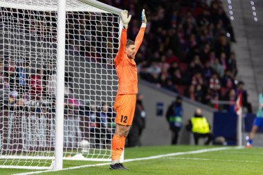 Madrid, İspanya - 28 Ocak 2026: Madrid 'de Atletico Madrid ile Pod / Glimt arasında oynanan Şampiyonlar Ligi maçı. Maç sırasında Pod / Glimt oyuncuları. Şampiyonlar Ligi 2026.