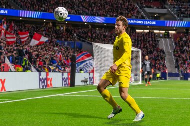 Madrid, İspanya - 28 Ocak 2026: Madrid 'de Atletico Madrid ile Pod / Glimt arasında oynanan Şampiyonlar Ligi maçı. Maç sırasında Pod / Glimt oyuncuları. Şampiyonlar Ligi 2026.