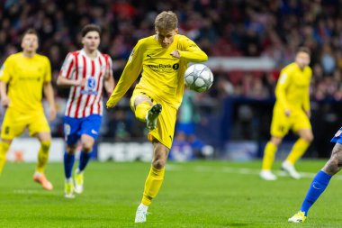 Madrid, İspanya - 28 Ocak 2026: Madrid 'de Atletico Madrid ile Pod / Glimt arasında oynanan Şampiyonlar Ligi maçı. Maç sırasında Pod / Glimt oyuncuları. Şampiyonlar Ligi 2026.