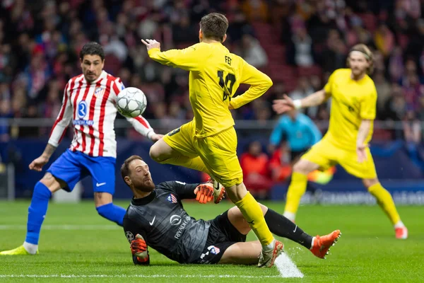 Madrid, İspanya - 28 Ocak 2026: Madrid 'de Atletico Madrid ile Pod / Glimt arasında oynanan Şampiyonlar Ligi maçı. Maç sırasında Pod / Glimt oyuncuları. Şampiyonlar Ligi 2026.