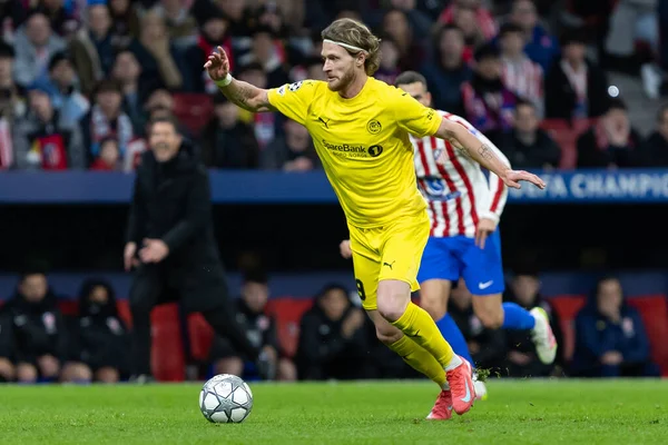Madrid, İspanya - 28 Ocak 2026: Madrid 'de Atletico Madrid ile Pod / Glimt arasında oynanan Şampiyonlar Ligi maçı. Maç sırasında Pod / Glimt oyuncuları. Şampiyonlar Ligi 2026.