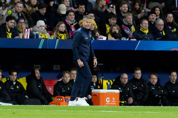 Madrid, İspanya - 28 Ocak 2026: Madrid 'de Atletico Madrid ile Pod / Glimt arasında oynanan Şampiyonlar Ligi maçı. Maç sırasında Pod / Glimt oyuncuları. Şampiyonlar Ligi 2026.