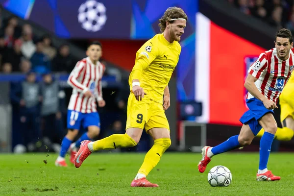Madrid, İspanya - 28 Ocak 2026: Madrid 'de Atletico Madrid ile Pod / Glimt arasında oynanan Şampiyonlar Ligi maçı. Maç sırasında Pod / Glimt oyuncuları. Şampiyonlar Ligi 2026.