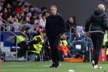 Madrid, İspanya - 12 Şubat 2026: Atletico Madrid ile FC Barcelona arasında Copa del Rey yarı final maçı. FC Barcelona oyuncuları maç boyunca.