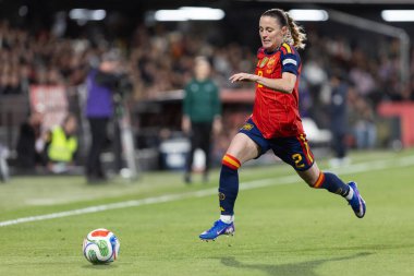 Castellon, İspanya - 3 Mart 2026: İspanya ile İzlanda arasındaki Dünya Kupası ön eleme maçı Castellon de la Plana 'da oynandı. İspanya 'dan oyuncular.