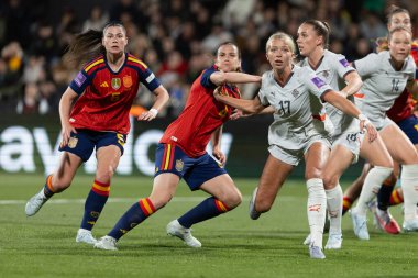 Castellon, İspanya - 3 Mart 2026: İspanya ile İzlanda arasındaki Dünya Kupası ön eleme maçı Castellon de la Plana 'da oynandı. İspanya 'dan oyuncular.