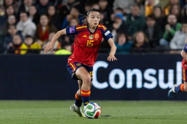 Castellon, İspanya - 3 Mart 2026: İspanya ile İzlanda arasındaki Dünya Kupası ön eleme maçı Castellon de la Plana 'da oynandı. İspanya 'dan oyuncular.