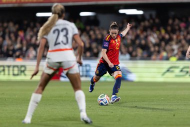 Castellon, İspanya - 3 Mart 2026: İspanya ile İzlanda arasındaki Dünya Kupası ön eleme maçı Castellon de la Plana 'da oynandı. İspanya 'dan oyuncular.