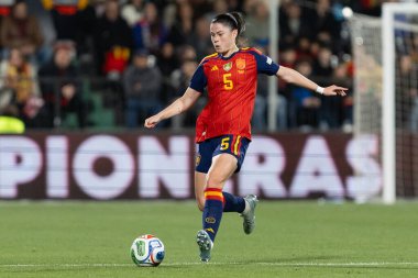 Castellon, İspanya - 3 Mart 2026: İspanya ile İzlanda arasındaki Dünya Kupası ön eleme maçı Castellon de la Plana 'da oynandı. İspanya 'dan oyuncular.