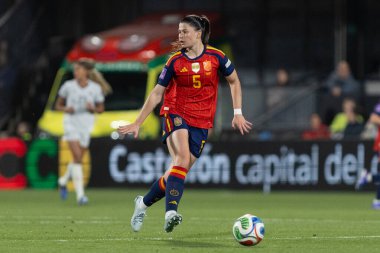 Castellon, İspanya - 3 Mart 2026: İspanya ile İzlanda arasındaki Dünya Kupası ön eleme maçı Castellon de la Plana 'da oynandı. İspanya 'dan oyuncular.