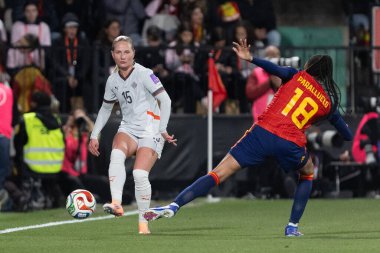 Castellon, İspanya - 3 Mart 2026: İspanya ile İzlanda arasındaki Dünya Kupası ön eleme maçı Castellon de la Plana 'da oynandı. İspanya 'dan oyuncular.