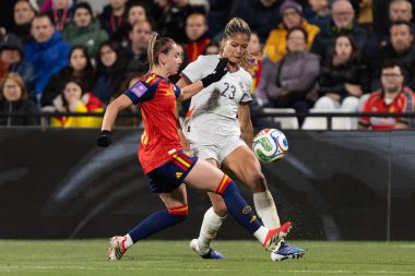 Castellon, İspanya - 3 Mart 2026: İspanya ile İzlanda arasındaki Dünya Kupası ön eleme maçı Castellon de la Plana 'da oynandı. İspanya 'dan oyuncular.