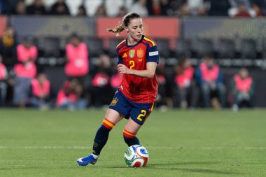 Castellon, İspanya - 3 Mart 2026: İspanya ile İzlanda arasındaki Dünya Kupası ön eleme maçı Castellon de la Plana 'da oynandı. İspanya 'dan oyuncular.