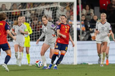 Castellon, İspanya - 3 Mart 2026: İspanya ile İzlanda arasındaki Dünya Kupası ön eleme maçı Castellon de la Plana 'da oynandı. İspanya 'dan oyuncular.