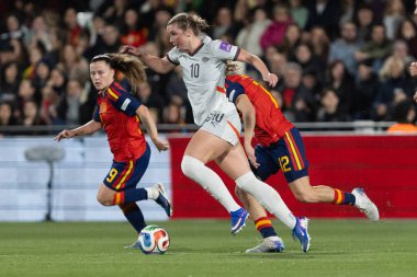 Castellon, İspanya - 3 Mart 2026: İspanya ile İzlanda arasındaki Dünya Kupası ön eleme maçı Castellon de la Plana 'da oynandı. İzlandalı oyuncular.