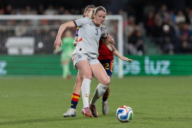 Castellon, İspanya - 3 Mart 2026: İspanya ile İzlanda arasındaki Dünya Kupası ön eleme maçı Castellon de la Plana 'da oynandı. İzlandalı oyuncular.