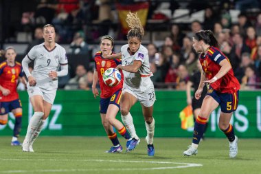 Castellon, İspanya - 3 Mart 2026: İspanya ile İzlanda arasındaki Dünya Kupası ön eleme maçı Castellon de la Plana 'da oynandı. İzlandalı oyuncular.