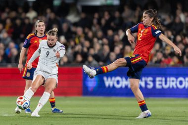 Castellon, İspanya - 3 Mart 2026: İspanya ile İzlanda arasındaki Dünya Kupası ön eleme maçı Castellon de la Plana 'da oynandı. İzlandalı oyuncular.