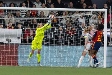 Castellon, İspanya - 3 Mart 2026: İspanya ile İzlanda arasındaki Dünya Kupası ön eleme maçı Castellon de la Plana 'da oynandı. İzlandalı oyuncular.