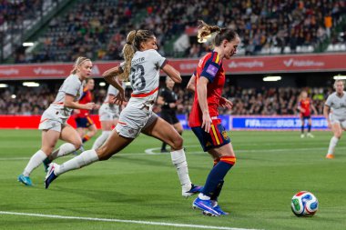 Castellon, İspanya - 3 Mart 2026: İspanya ile İzlanda arasındaki Dünya Kupası ön eleme maçı Castellon de la Plana 'da oynandı. İzlandalı oyuncular.