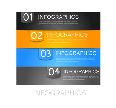 Infographic şablon tasarımı
