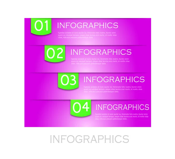 Infographic mall design — Stock vektor
