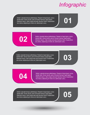 Infographic şablon tasarımı