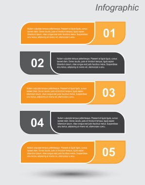 Infographic şablon tasarımı