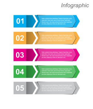 Infographic şablon tasarımı