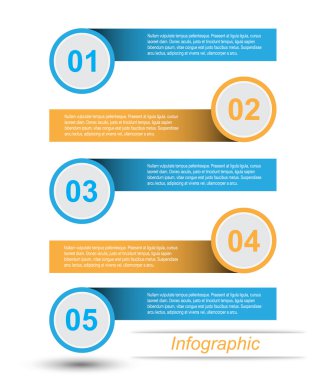 Infographic şablon tasarımı
