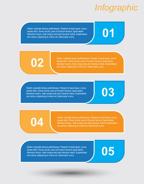 Design de modelo infográfico — Vetor de Stock